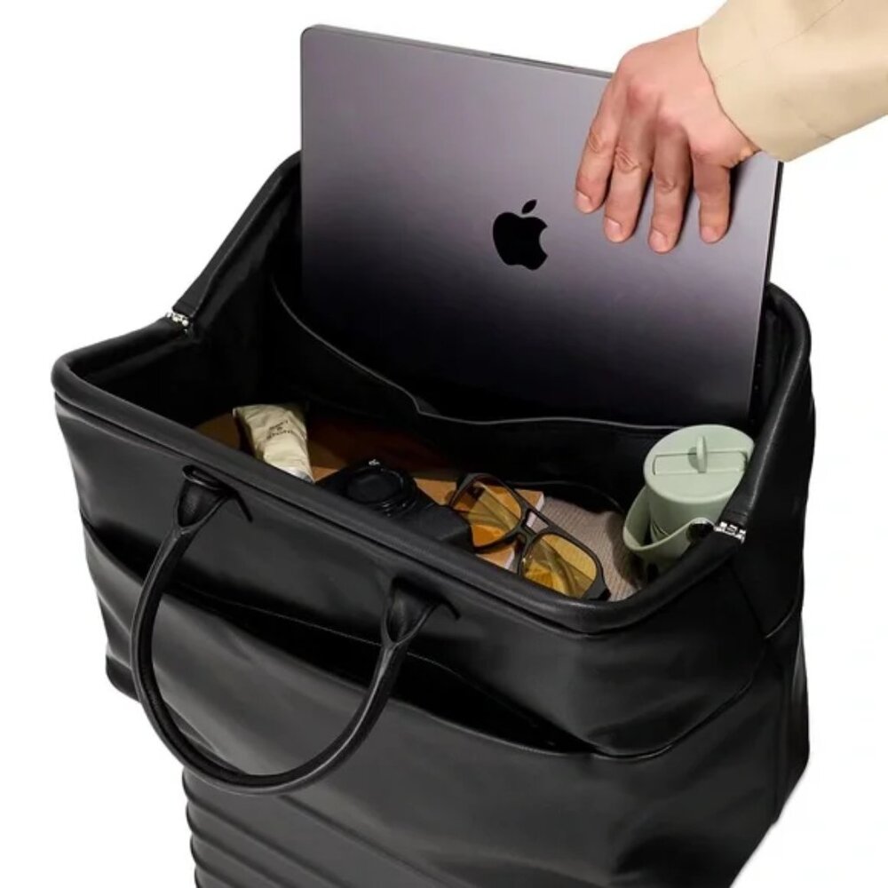 BEIS THE ESSENTIAL WEEKENDER BAG IN BLACK - SOLD OUT - Picture 14 of 16